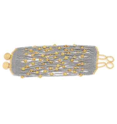 Brazalete cosecha 25 hilos dorado